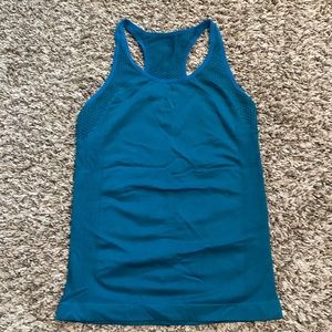 Fabletics Seamless Tank Top XS Teal